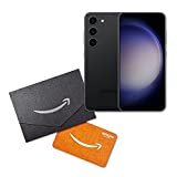 SAMSUNG Galaxy S23 Cell Phone + $50 Amazon Gift Card Bundle, Factory Unlocked Android Smartphone, 256GB Storage, 50MP Camera, Night Mode, Long Battery Life, US Version, 2023, Phantom Black