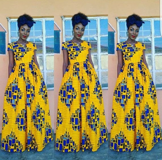 Trending Ankara Maxi Dresses 2019 | Photos