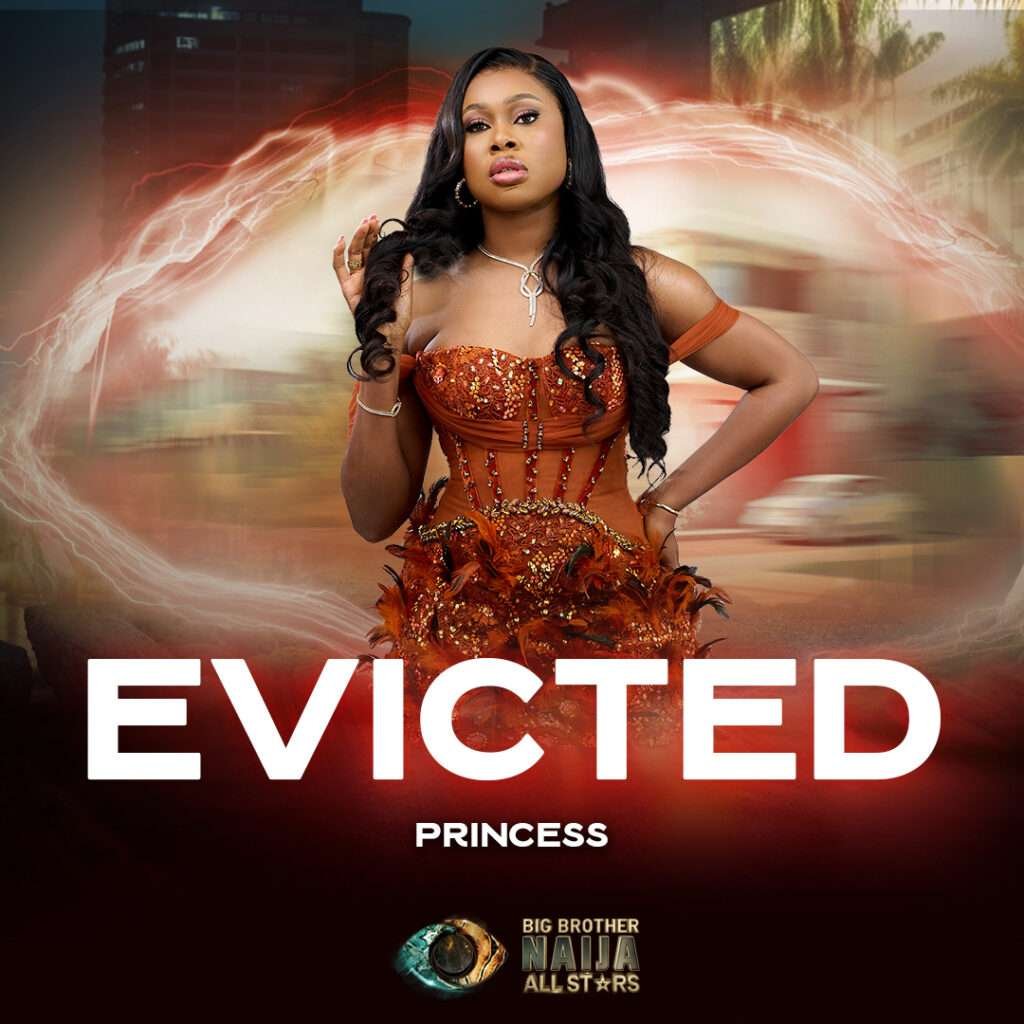 Princess Evicted From Big Brother Naija All Stars Season