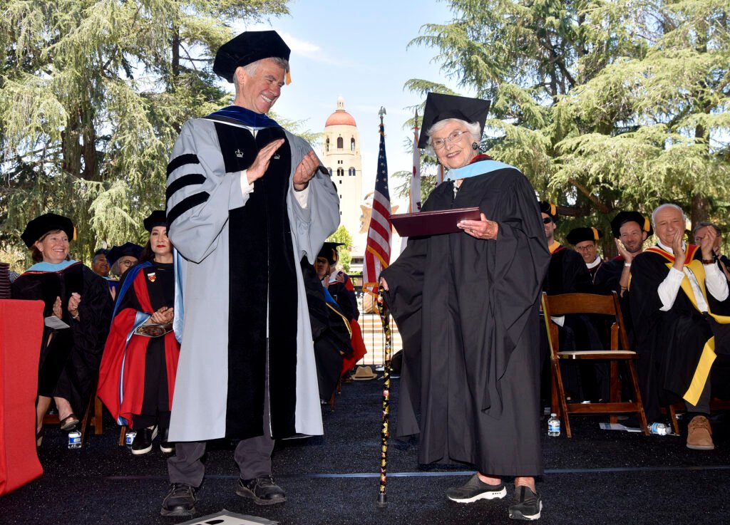 105-year-old Receives Master's from Stanford