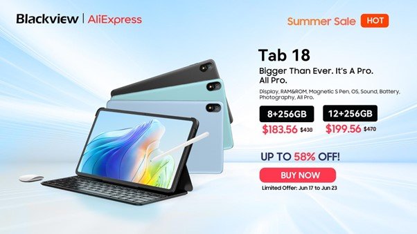 Blackview Tab 18 Summer Sale