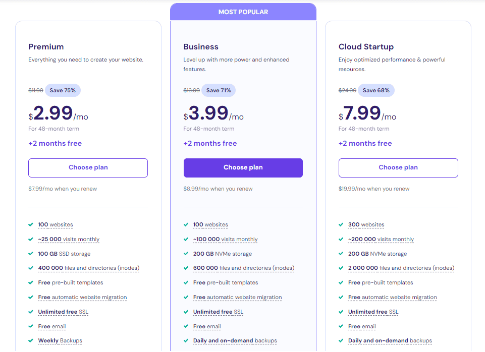 Hostinger Web Hosting