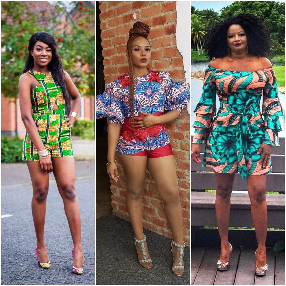 Latest Ankara Playsuit Styles 2023