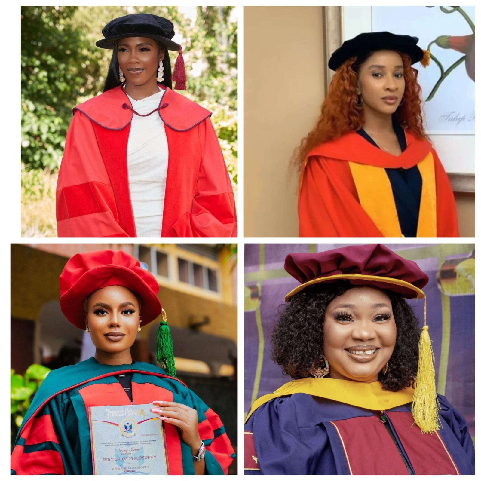 Female Nigerian Celebrities With Honorary Degrees