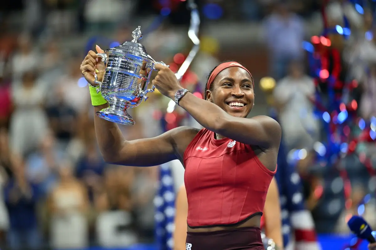 Tennis Star Wins First Grand Slam Title At U.S. Open