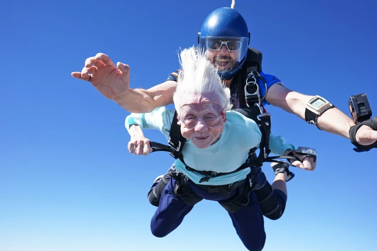 Dorothy Hoffner Dies After Attempting Skydiving Record