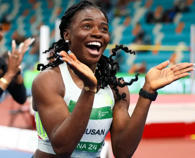 Tobi Amusan Breaks Gloria Alozie’s 60m Hurdles Indoor Record