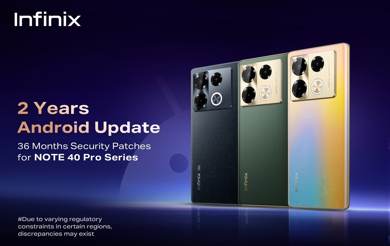 Infinix Announces Groundbreaking Software Update Commitment for NOTE 40 Pro Series