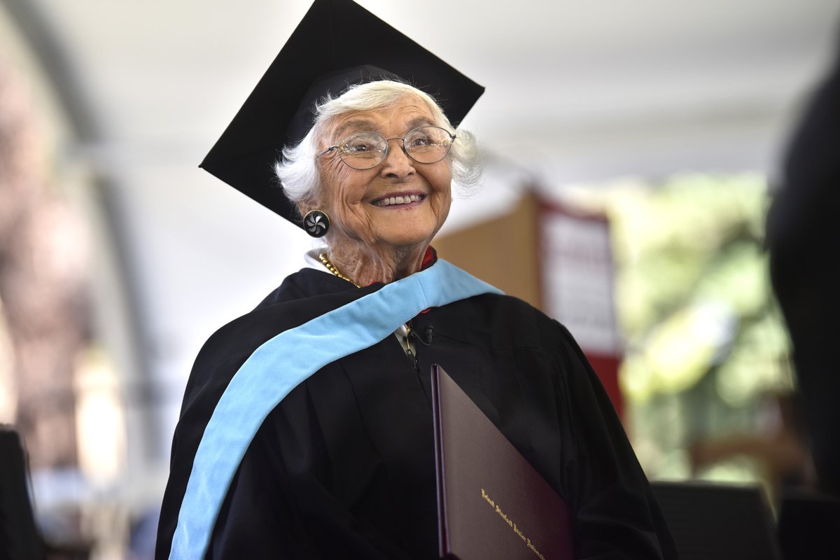 105-year-old Receives Master’s from Stanford