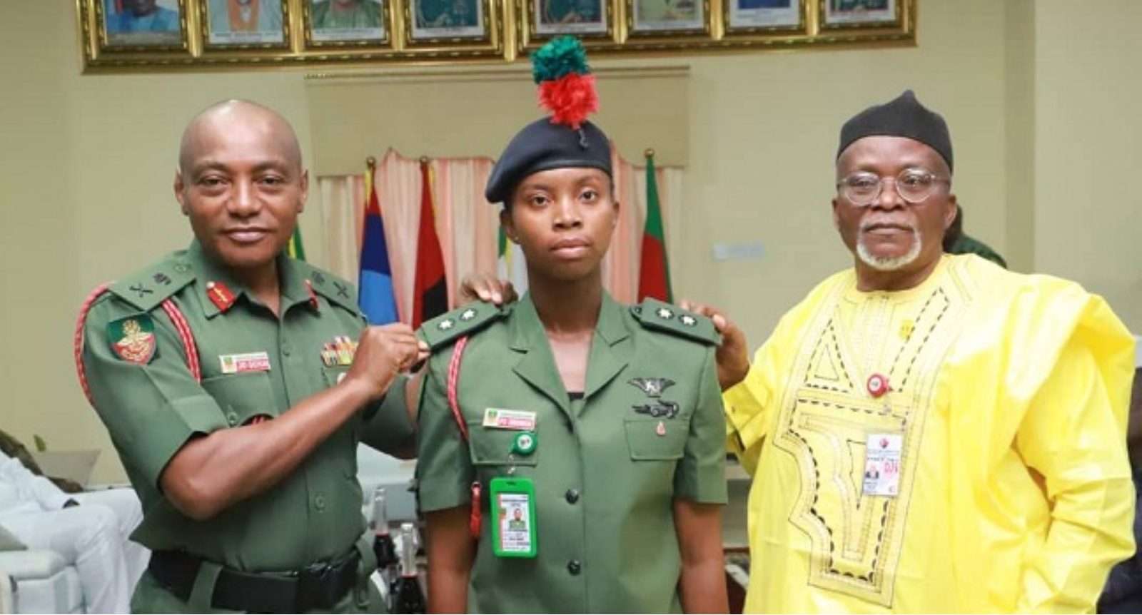 Princess Owowoh Promoted To Lieutenant By Nigerian Army