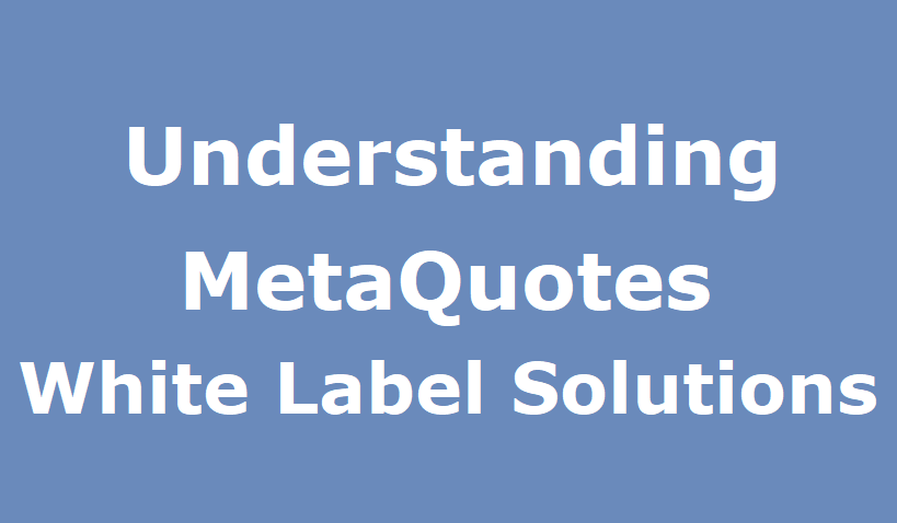 Understanding MetaQuotes White Label Solution