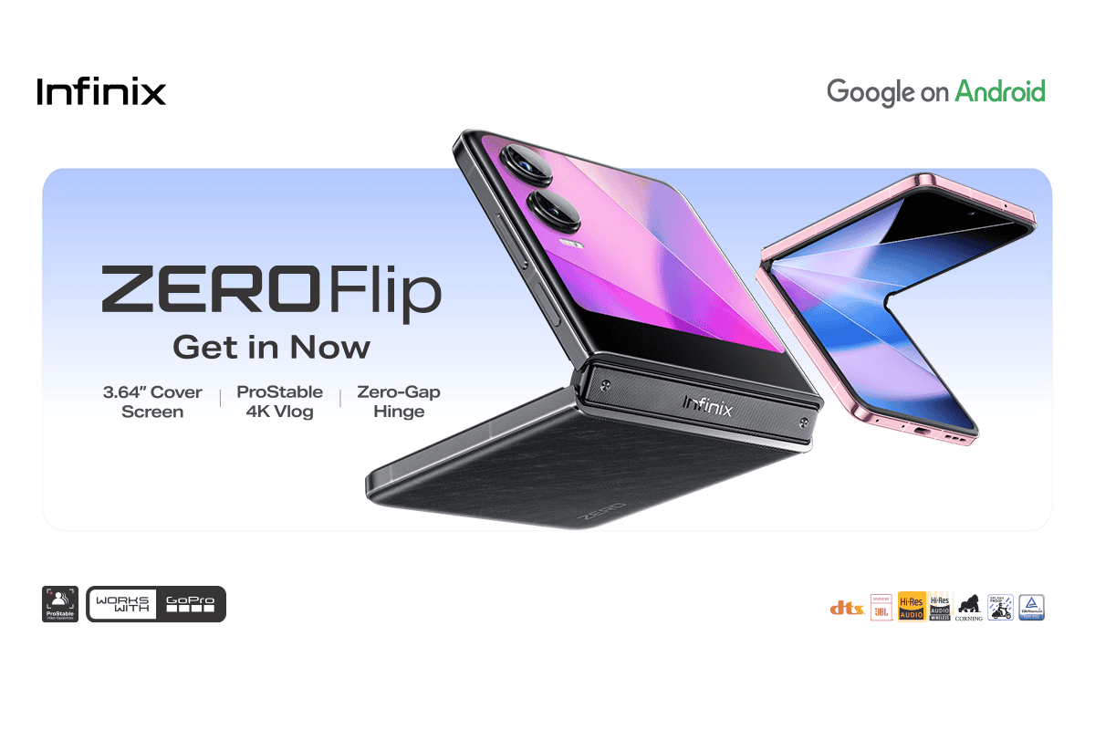 Get In Now: Infinix Unveils Its First-Ever Flippable Smartphone – the ZERO Flip!