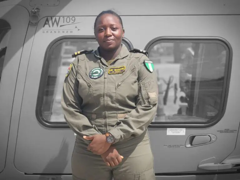 Lt. Changfe Maigari Becomes Nigeria Navy’s First Female Pilot